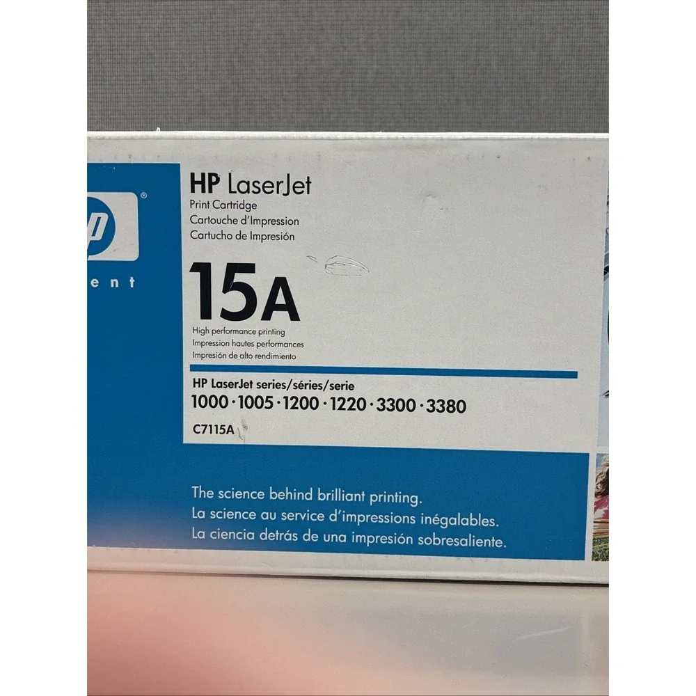 Genuine HP 15A Black LaserJet Toner Cartridge C7115A Sealed Box New